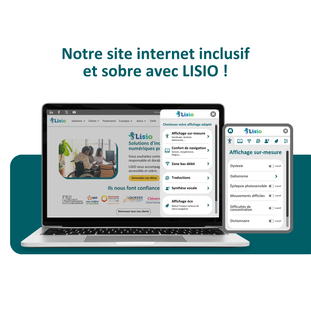 Une navigation plus accessible et responsable sur notre site web